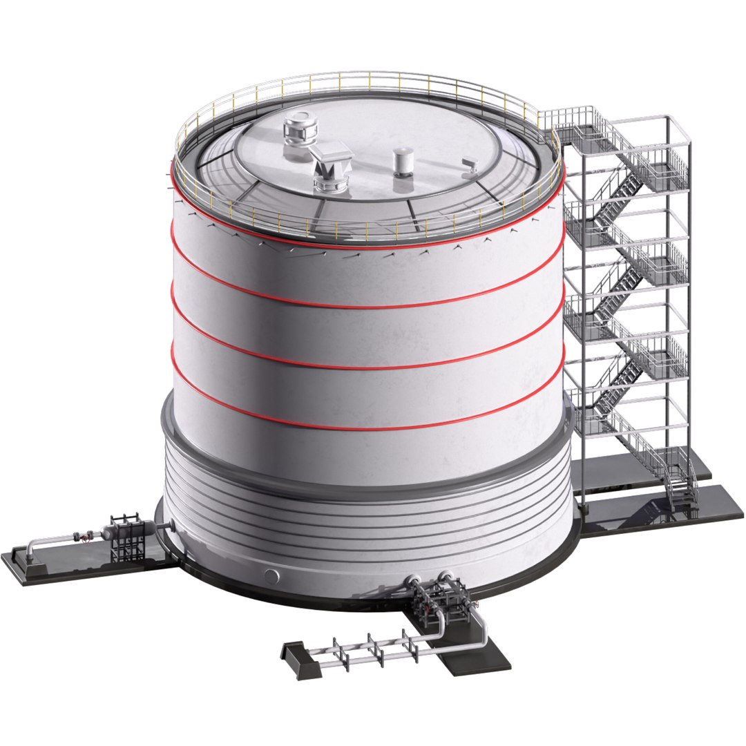 Oil Base N1 3D Model - TurboSquid 2329280