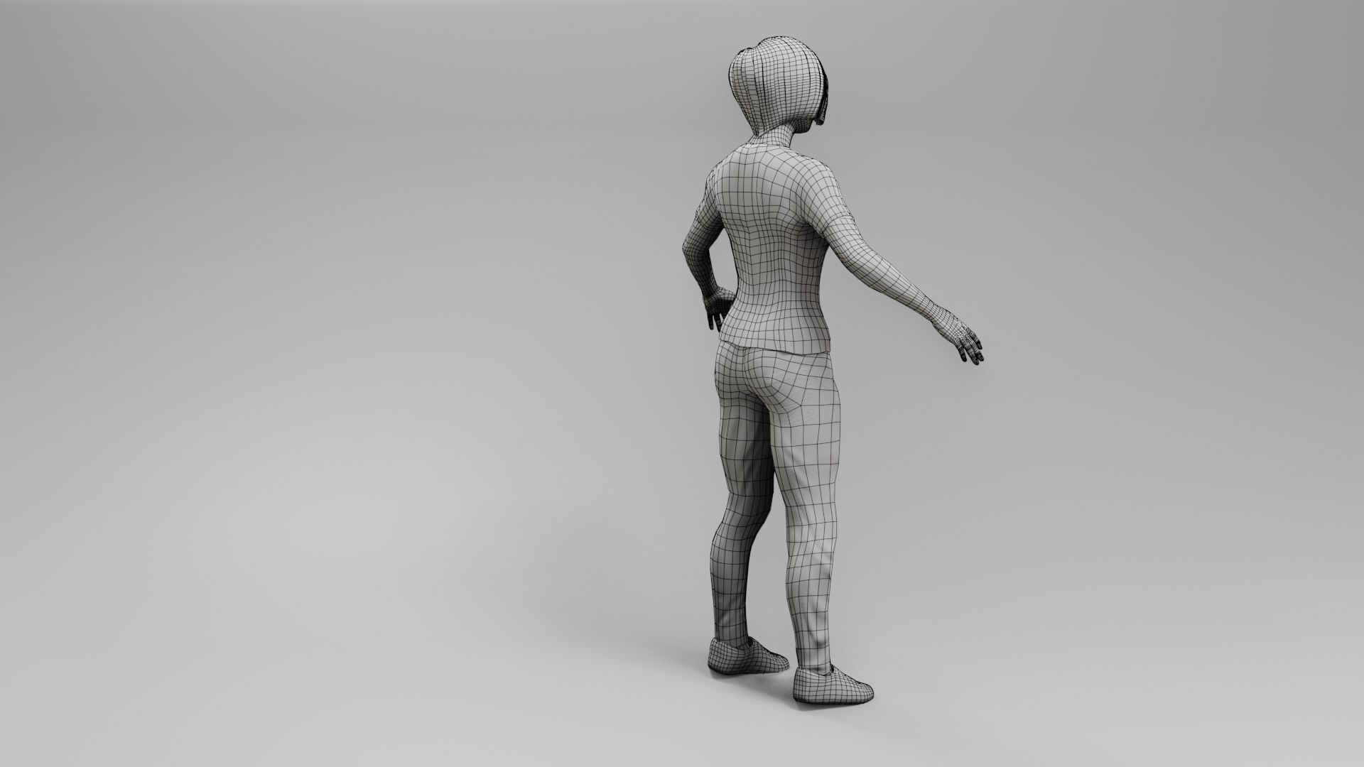 3D Female Character - Low Poly - Game Ready Model - TurboSquid 1804695