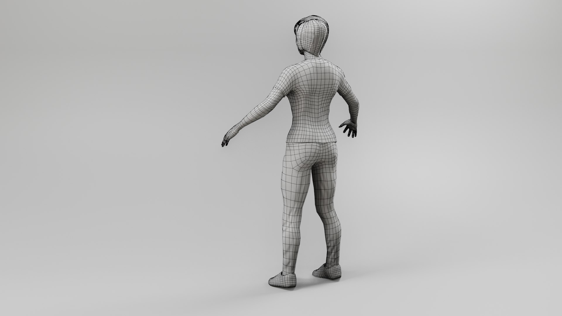 3D Female Character - Low Poly - Game Ready Model - TurboSquid 1804695