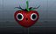 Carattere di fragola animato