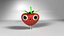 Carattere di fragola animato