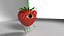 Carattere di fragola animato