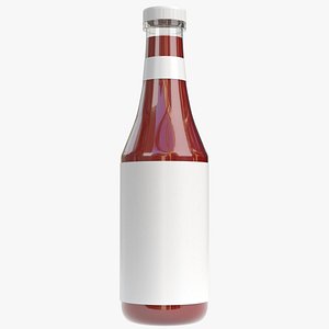 ketchup bottle 3D model
