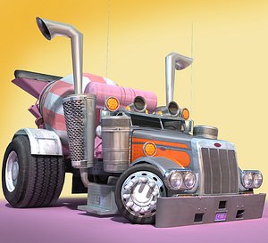 CARTOON Concrete Mixer - GENERIC
