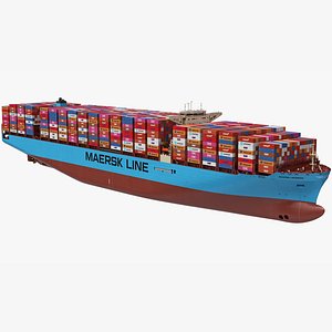 Maersk Herrera Container Ship 3D model
