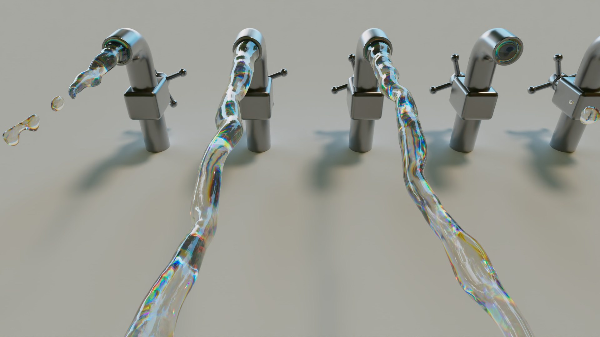 3D loop Simulation Of tap Spraying model - TurboSquid 2174689