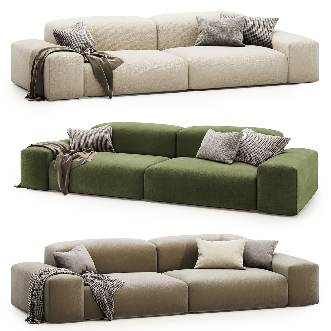 Boca Sofa 3D - TurboSquid 2641526