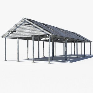 3ds max pole barn
