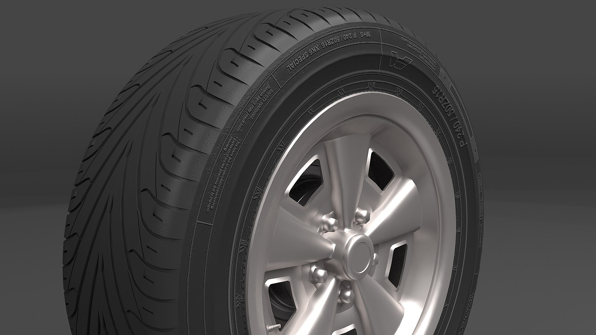 Realistic Wheel Tire 10 Model - TurboSquid 1963542