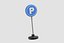Soporte para señales de estacionamiento