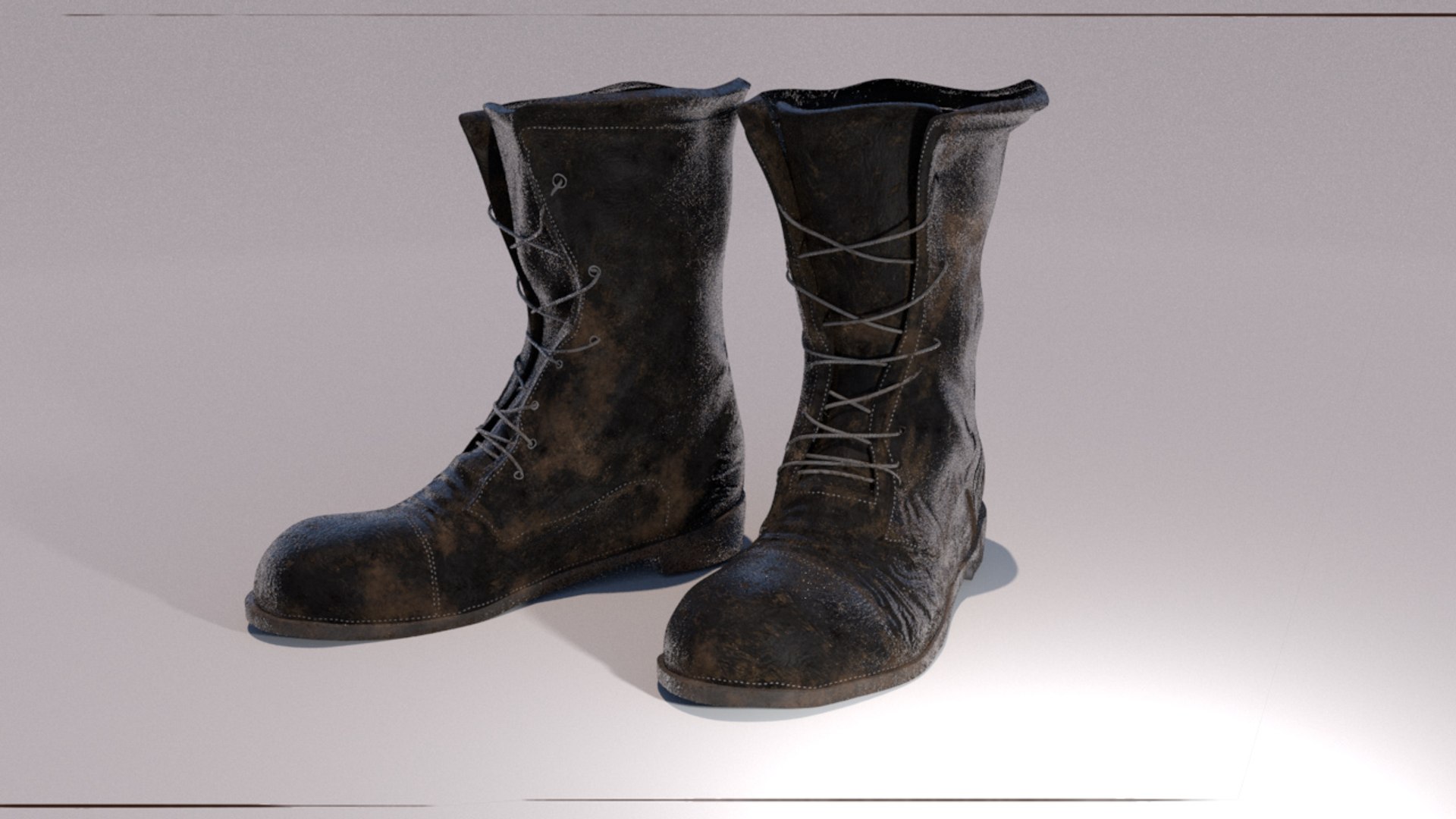 Military Boots Obj