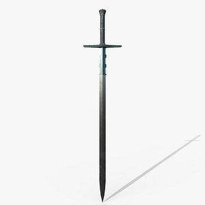 3D Knight sword