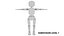 Lindo modelo 3D de robot