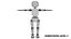 Lindo modelo 3D de robot