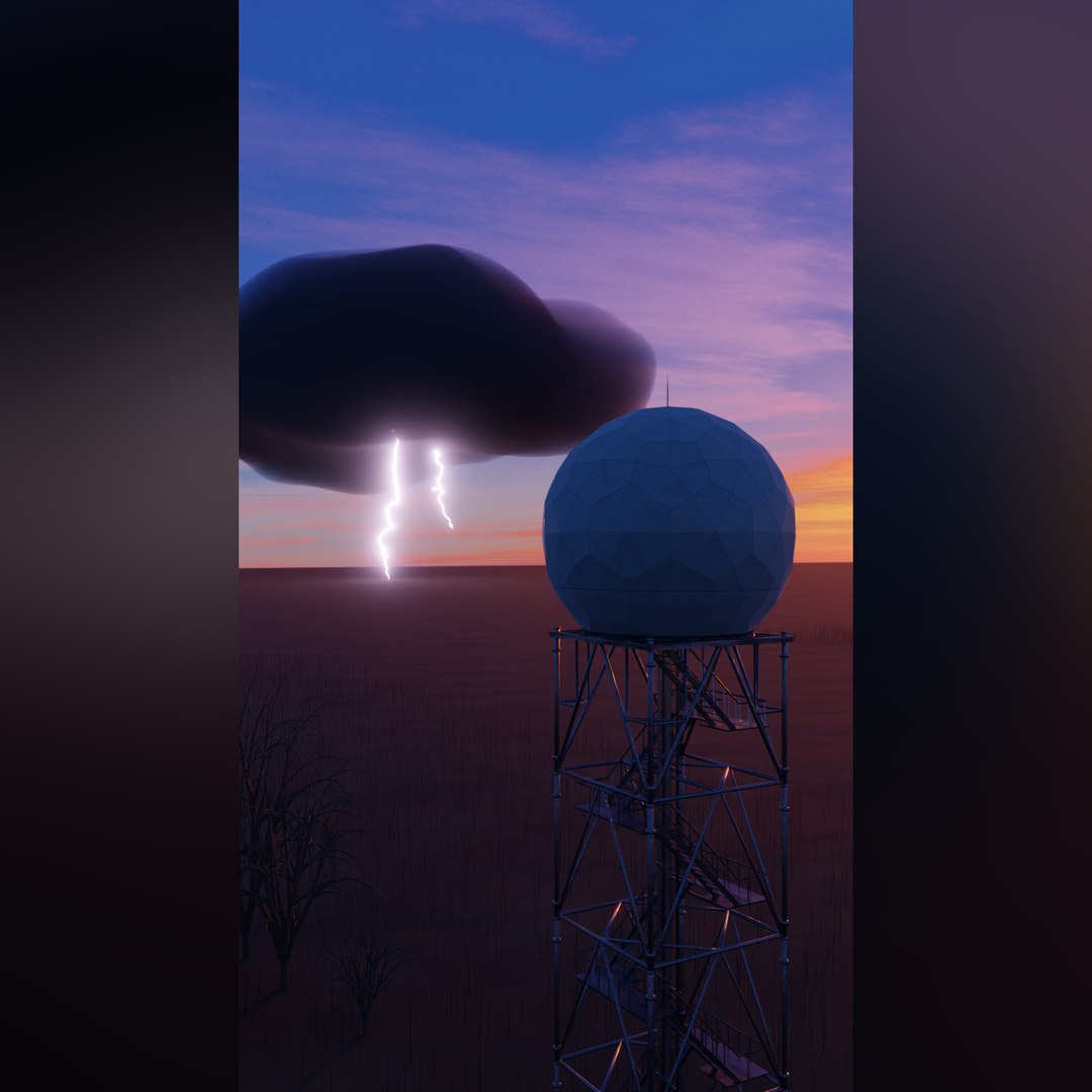 Nexrad Doppler Weather Radar - WSR-88D 3D - TurboSquid 2347687