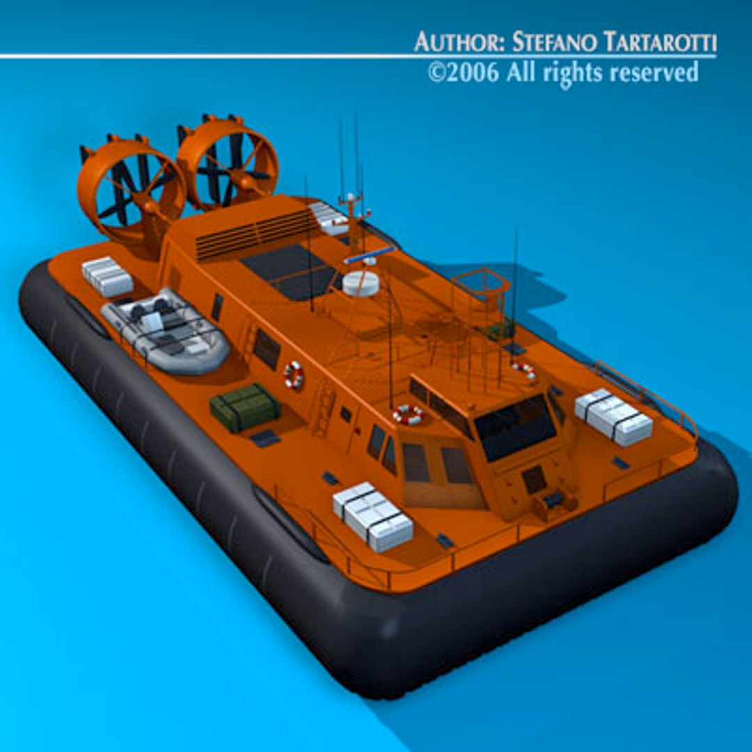 3dsmax Rescue Hovercraft