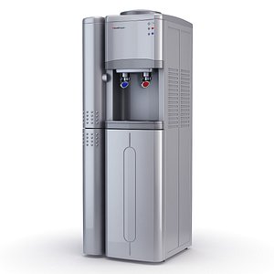 water cooler refrigerator hotfrost 3d model
