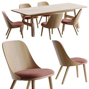 Karl Andersson Sander Conference SAF500 Dining Table and Chairs