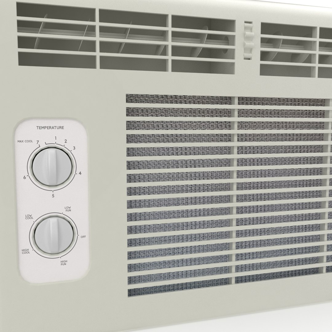 Air conditioner windows type 3D model - TurboSquid 1607407