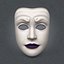Maschera femminile neutra del teatro