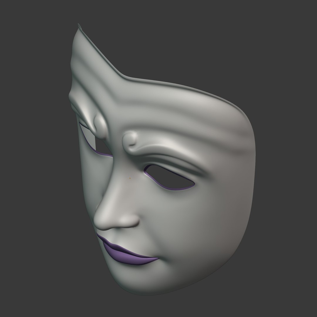 neutral theater mask 3D model https://p.turbosquid.com/ts-thumb/8T/MAERnJ/DQ/i10/jpg/1615288685/1920x1080/fit_q87/c9beb3a2bdf8ff0f0ce0a1545ef9556f27618ba9/i10.jpg