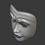 Maschera femminile neutra del teatro