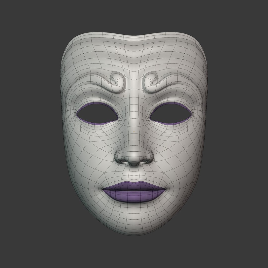neutral theater mask 3D model https://p.turbosquid.com/ts-thumb/8T/MAERnJ/LD/i3/jpg/1615288708/1920x1080/fit_q87/38e98765b54dea06d90deca590fdfc613f1f0e60/i3.jpg