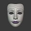 Maschera femminile neutra del teatro