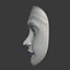 Maschera femminile neutra del teatro