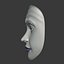 Maschera femminile neutra del teatro
