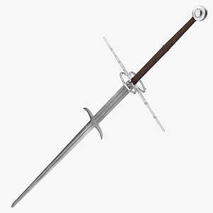 Medieval Zweihander Two-Handed Sword