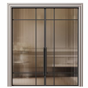 Glass door 3D
