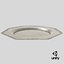 Pewter Dishware Plate 01
