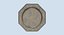 Pewter Dishware Plate 01