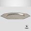 Pewter Dishware Plate 01