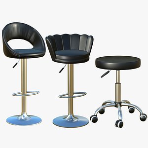 Bar Stool Chair V49 3D model