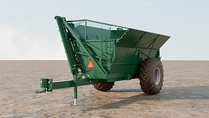 Trailer agricultural manure spreader Machine FS model