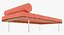 Knoll Orange Leather Barcelona Couch