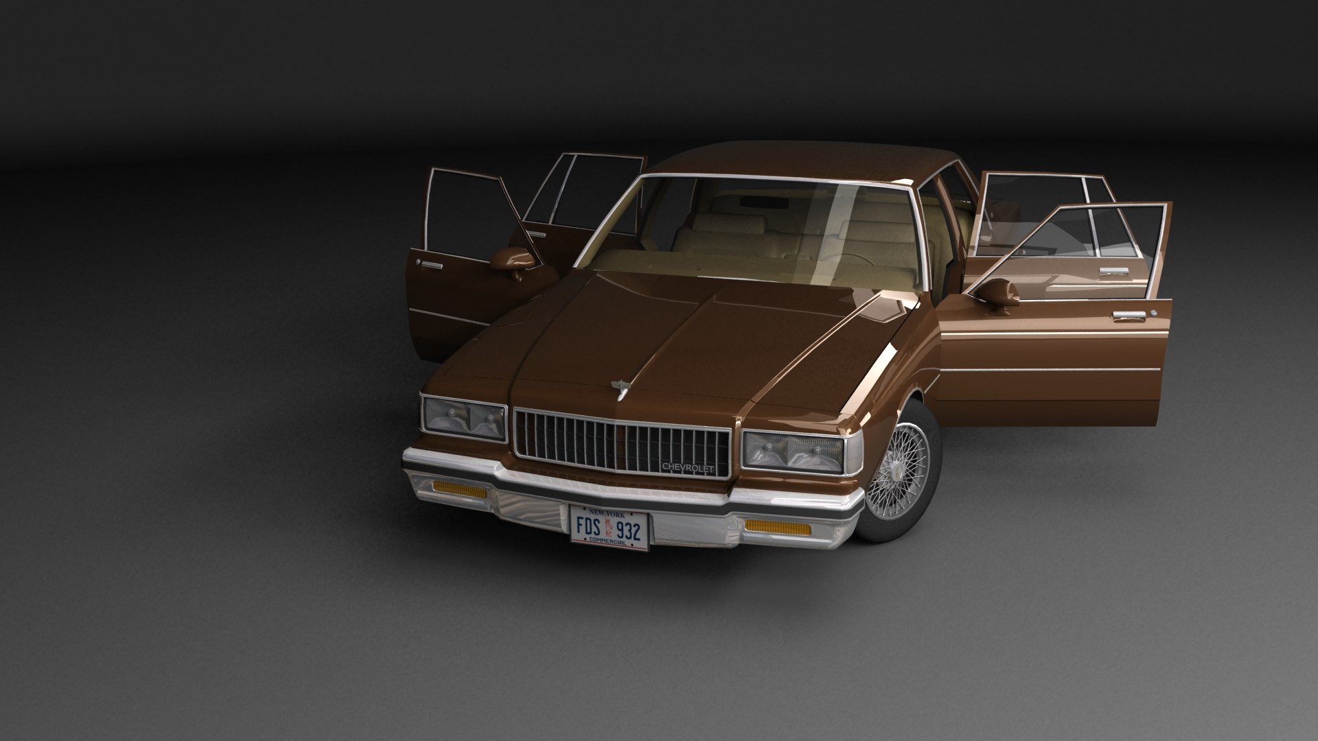 1987 Chevy Caprice model https://p.turbosquid.com/ts-thumb/8T/c9PtF1/Iq/1987_chevycaprice_004/jpg/1683021479/1920x1080/fit_q87/18ce37b809a694e3f53695bb85bcf5b9e6657473/1987_chevycaprice_004.jpg
