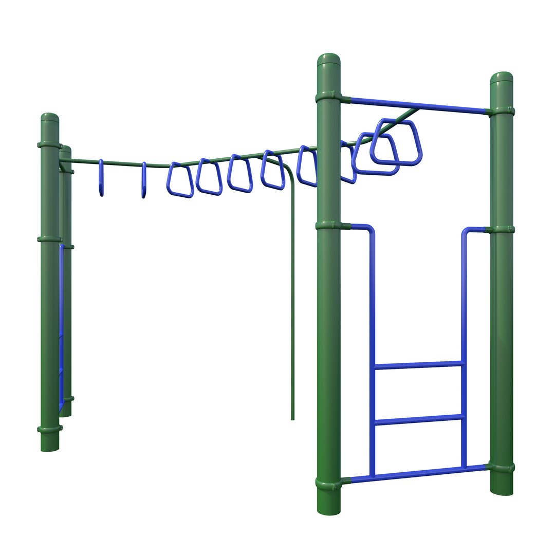 Children Playground Monkey Bars 3D Model TurboSquid 1237569