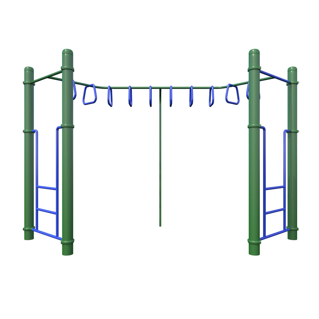 Children Playground Monkey Bars 3D Model TurboSquid 1237569