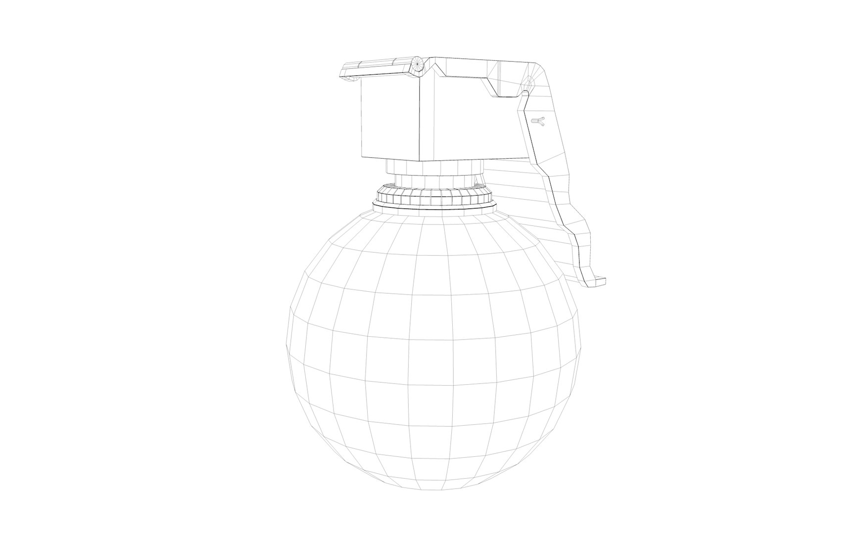 3D Model SCIFI Grenade Highly Flamable - TurboSquid 1754083