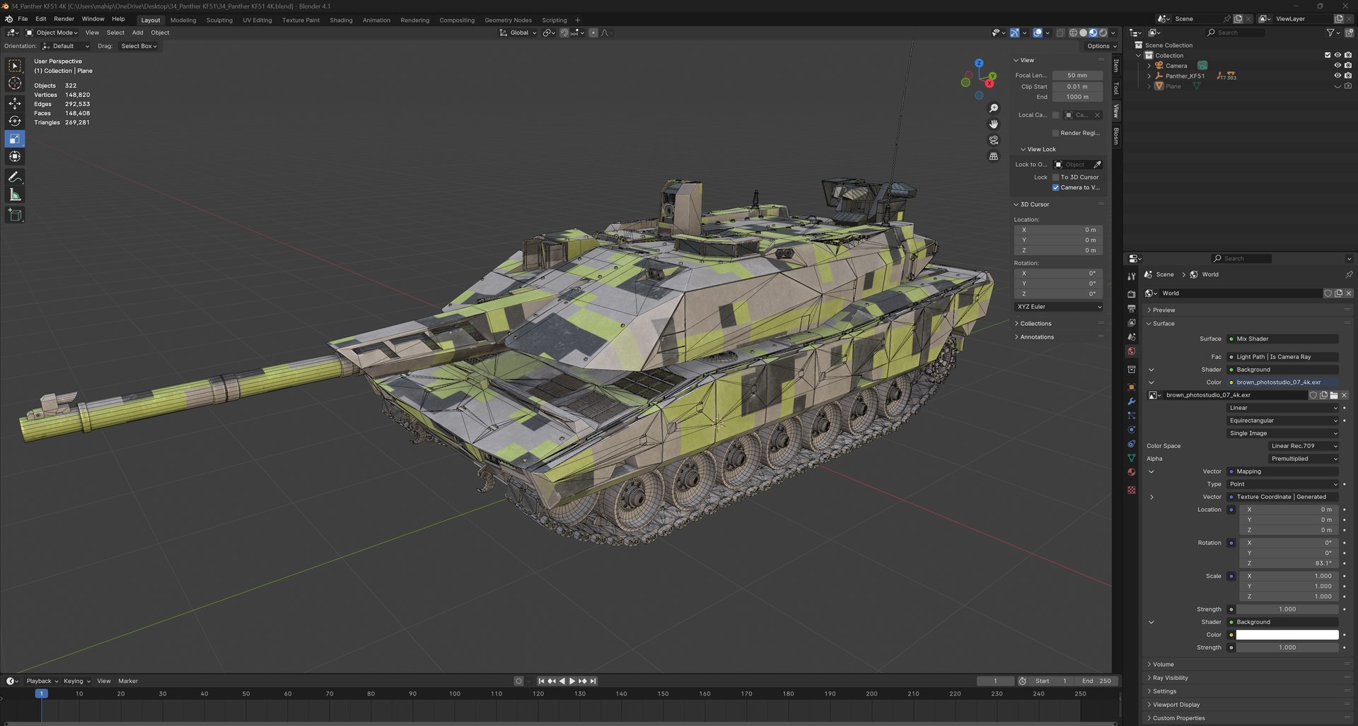 Panther KF51 Main Battle Tank 3D model https://p.turbosquid.com/ts-thumb/8T/hYc1aq/uK/wireblender/jpg/1723784316/1920x1080/fit_q87/657046b18ad3cdafeb8acd318ee67dc8d4ab6d34/wireblender.jpg