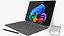 Microsoft Surface Pro 12 inch All Colors Rigged Animated 3D model