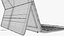 Microsoft Surface Pro 12 inch All Colors Rigged Animated 3D model