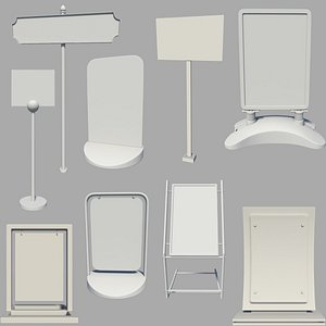 3d model sign boards