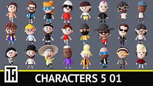 Characters 5 01 3D