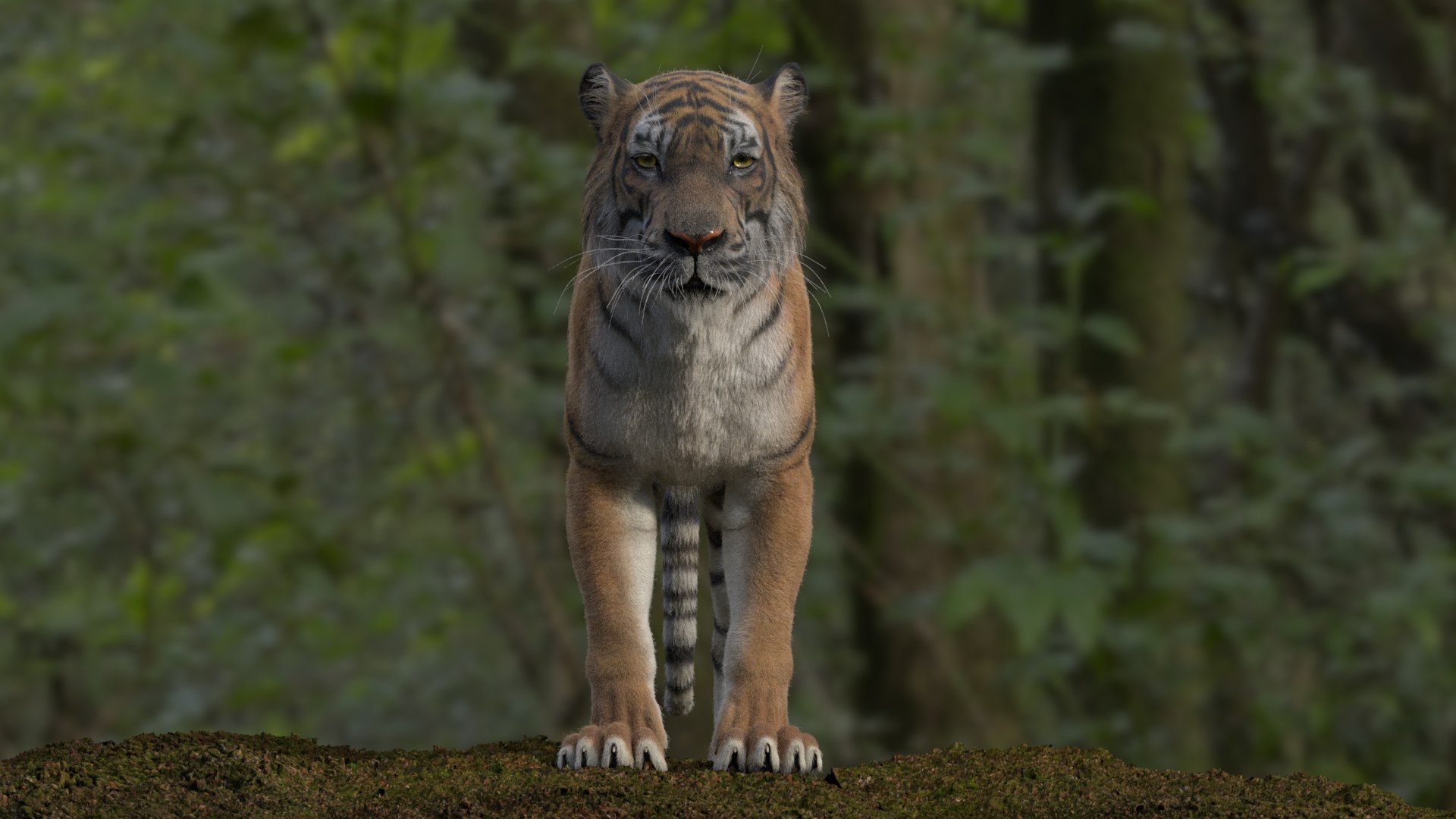 3D TIGGER RIGGED - TurboSquid 2347741
