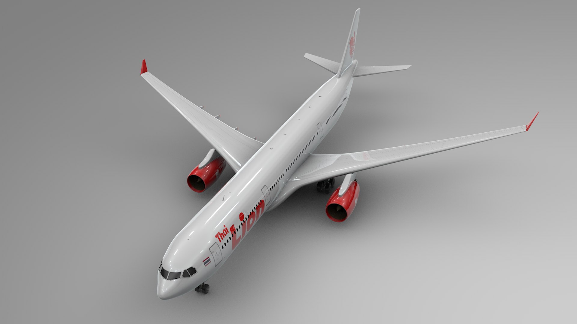 Airbus A330-300 Lion Air 3D Model - TurboSquid 1463193