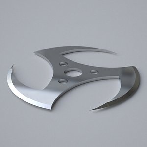 3d model shuriken ninja